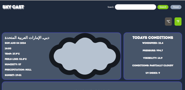 weather app project